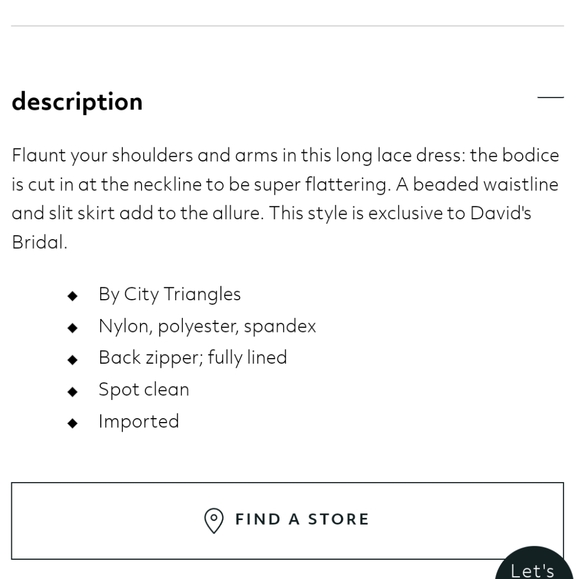 Long Lace Dress with Cutaway Bodice and Slit Skirt - Picture 10 of 14